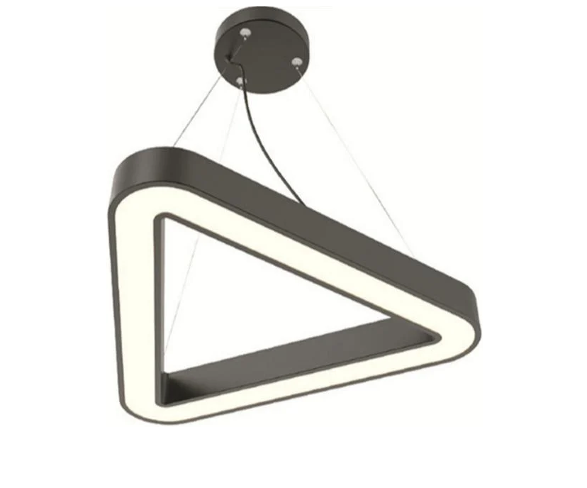 Oval Üçgen Simit Linear Aydınlatma Modern Led Avize Lineer Armatür