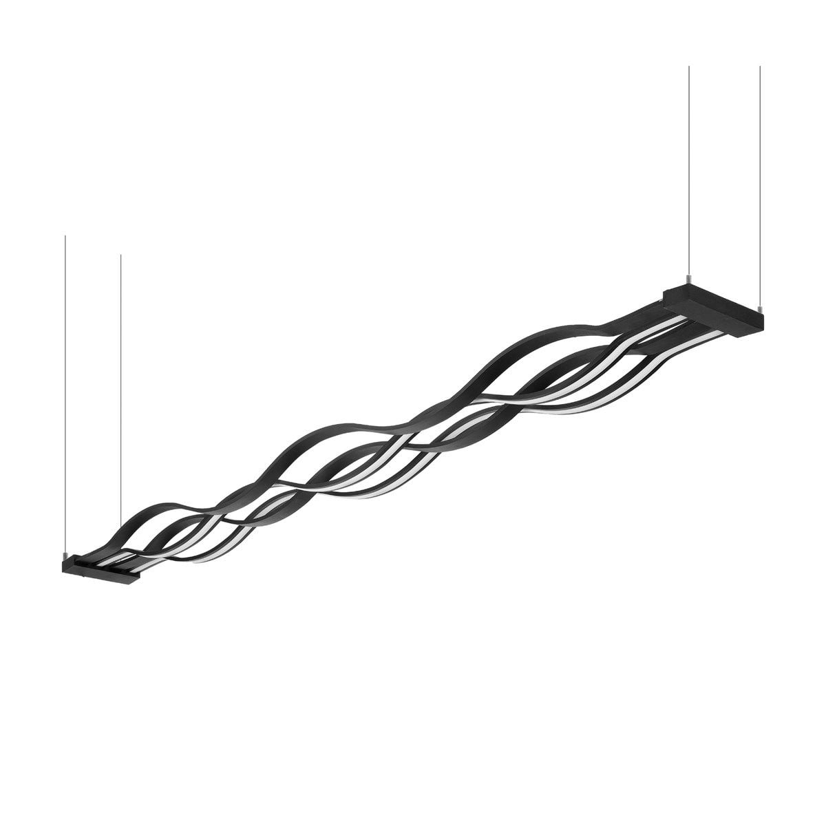 Dalga Modern Led Avize Sarkıt Linear Aydınlatma Sarkıt Lineer Avize