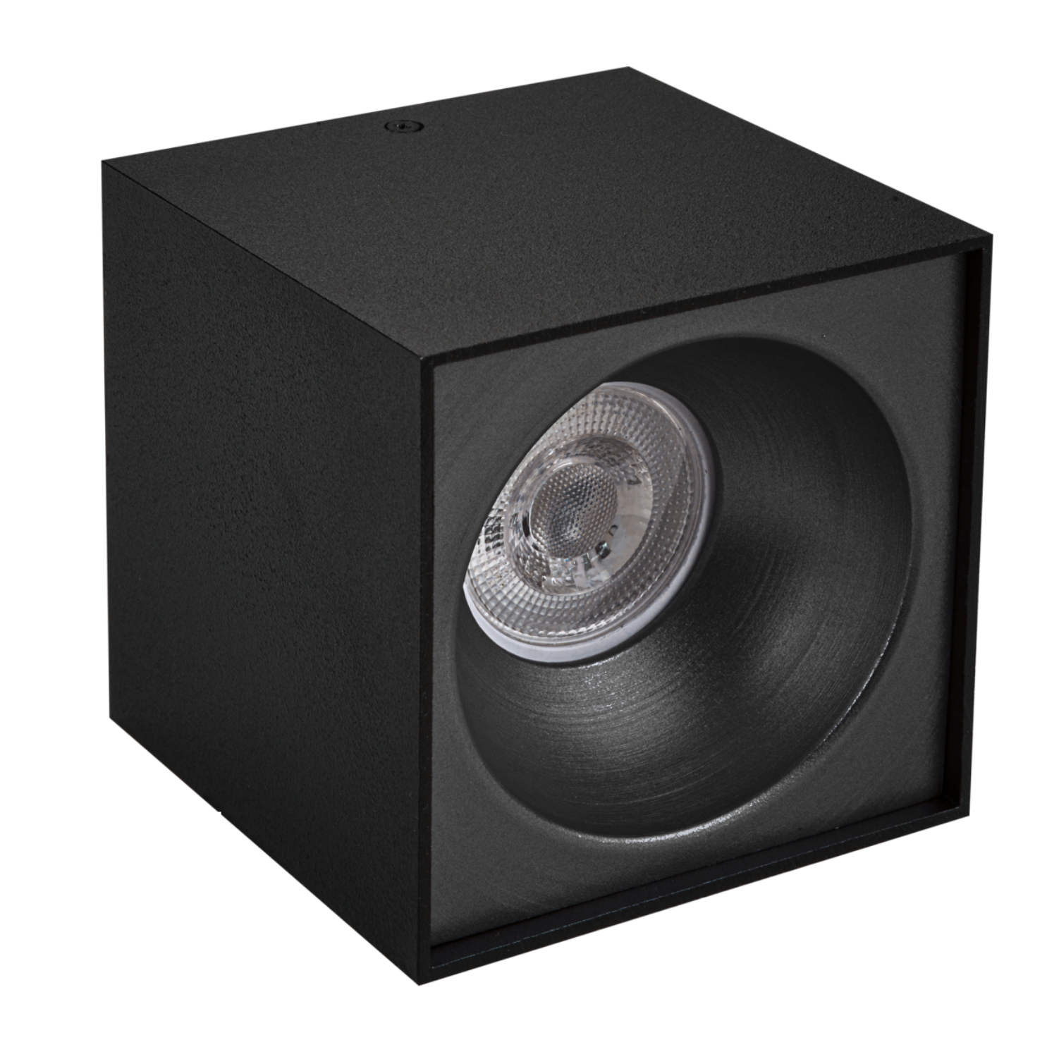 Sıva Üstü Kare Led Spot Armatür 10x10 Cm Siyah - Siyah