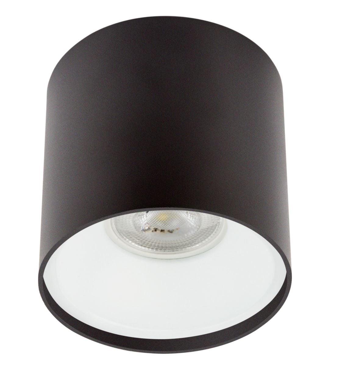 Sıva Üstü Silindir Led Spot Armatür 10x10 Cm Siyah - Beyaz