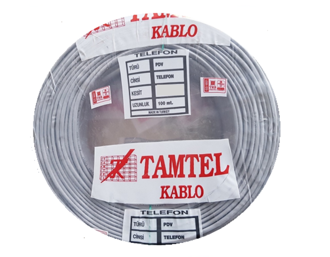 Tamtel 3 Çift 3x0,50 Telefon Kablosu 100 Metre