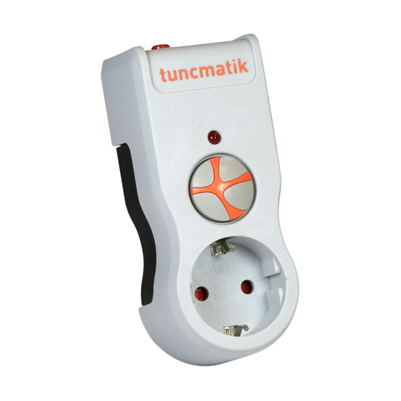 Tunçmatik Tekli Akım Korumalı Priz 1050 Joule Beyaz TSK19019