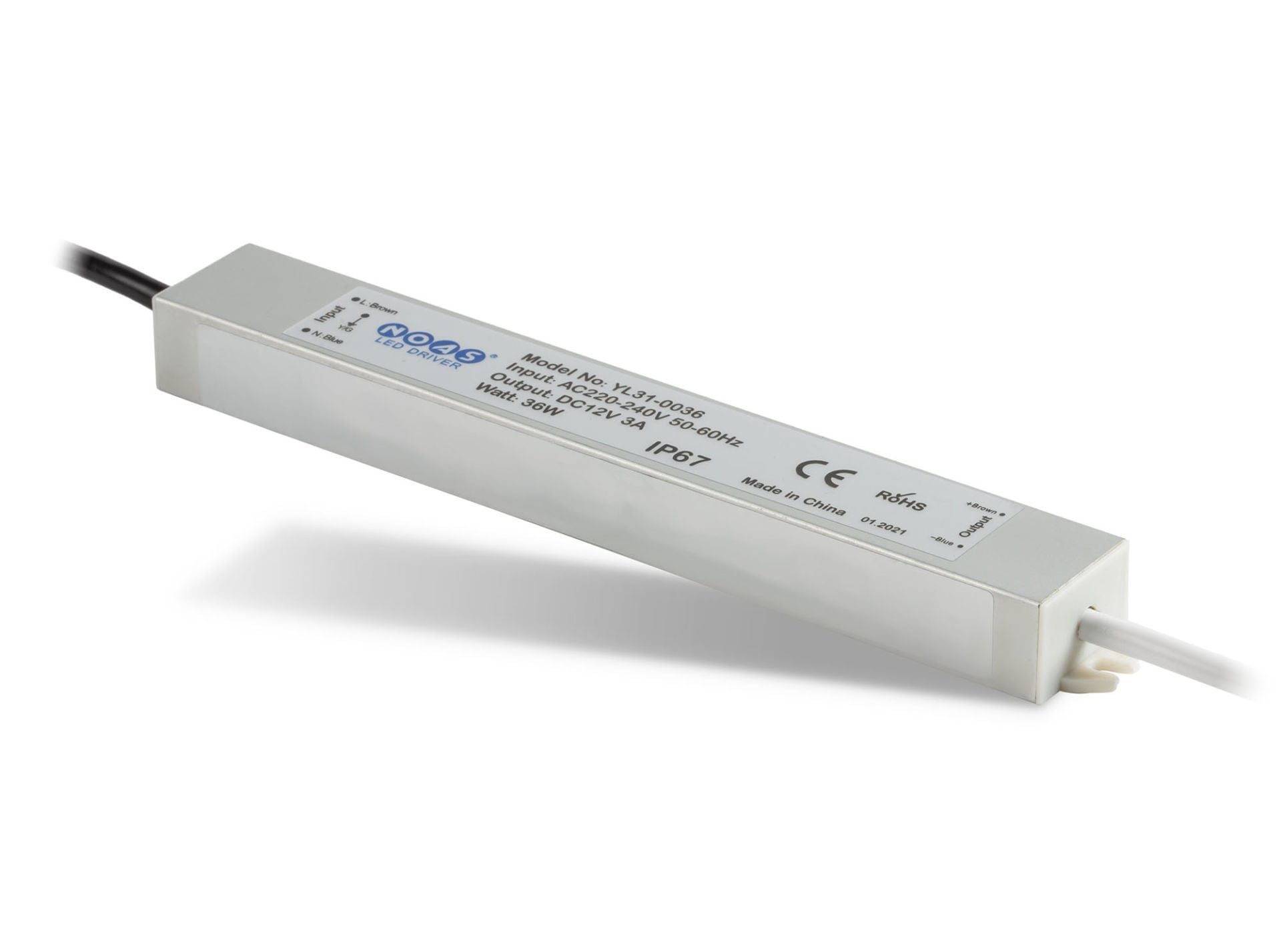 Noas 12 Volt 3 Amper Dış Mekan Şerit Led Trafosu YL31-0036