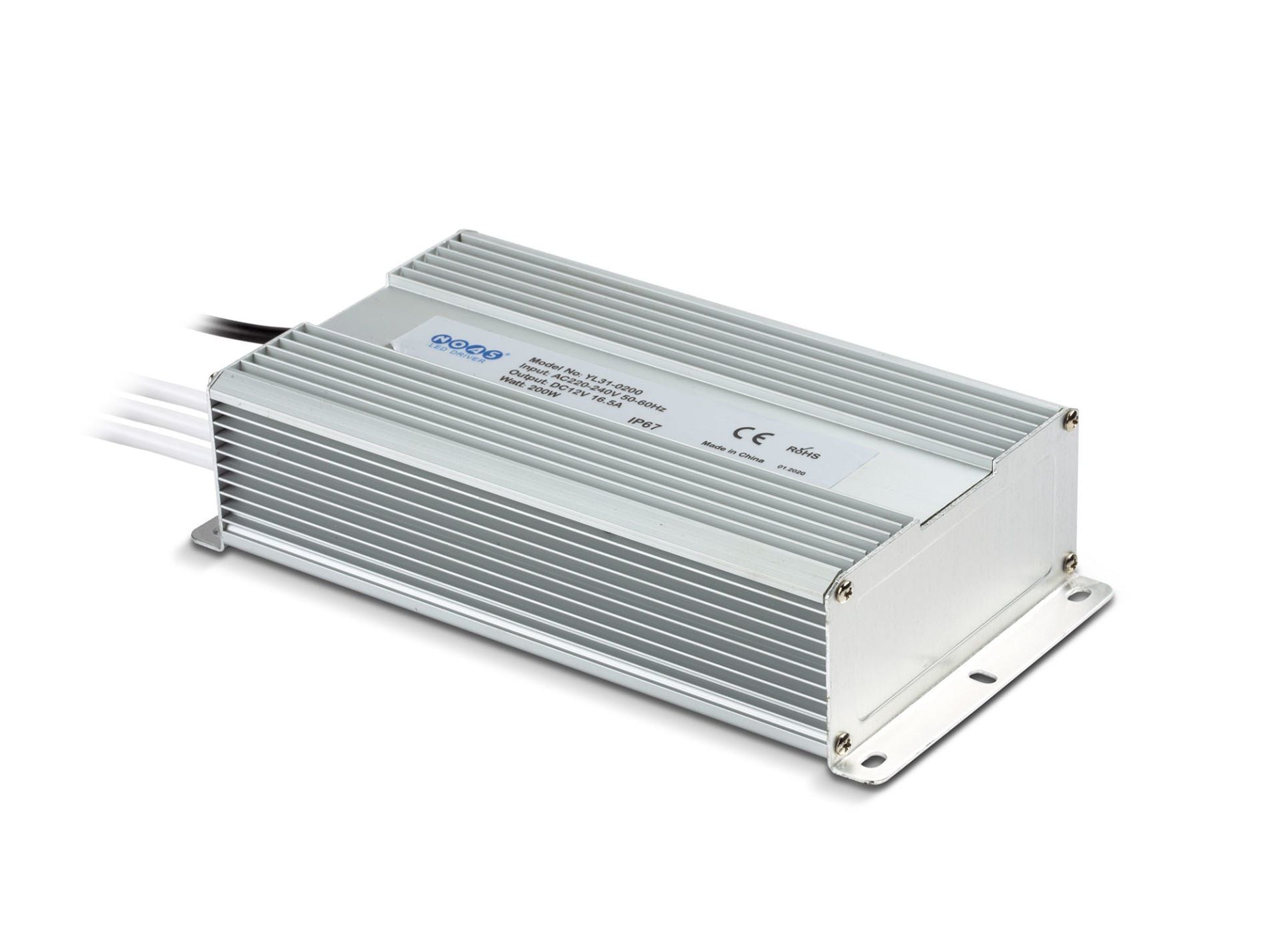 Noas 12 Volt 16,5 Amper Dış Mekan Şerit Led Trafosu YL31-0200