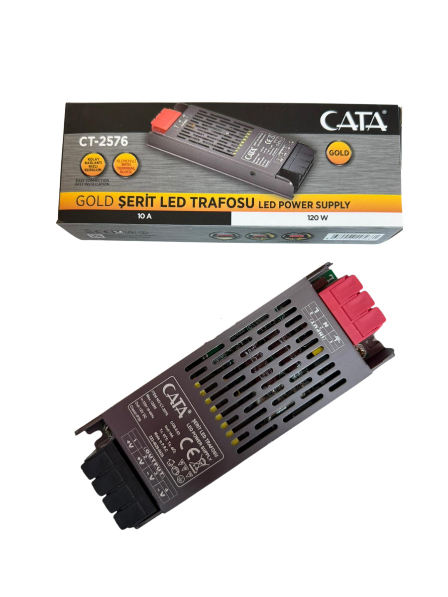 Cata 10 Amper İç Mekan Şerit Led Trafo Klemensli CT-2576