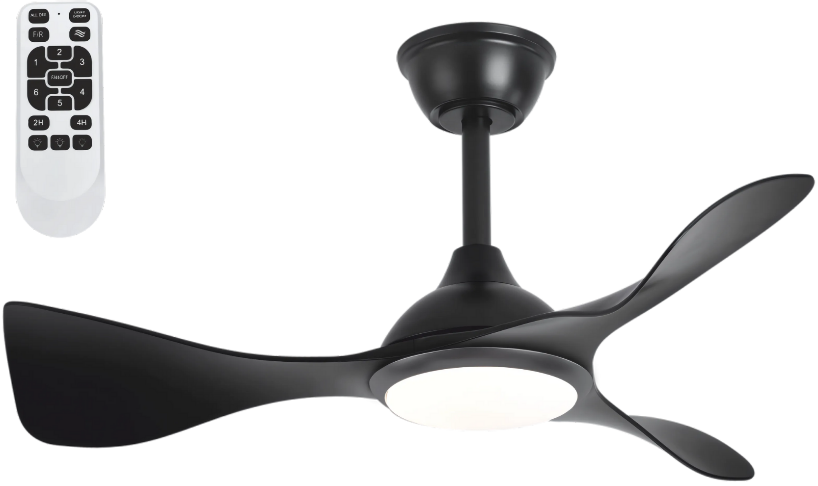 Cata Zürih Dimlenebilir Işıklı 3 Kanatlı Uzaktan Kumandalı Tavan Tipi Vantilatörü CT-3001