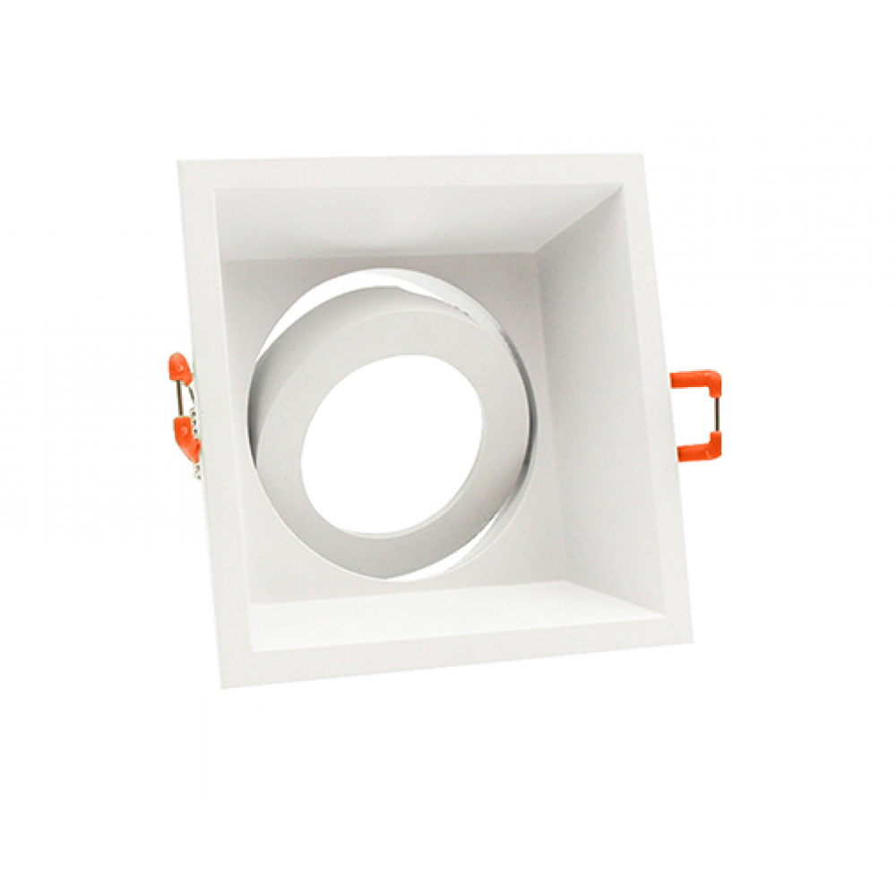 Cata Puma Kare Beyaz Dekoratif Boş Kasa Spot ct-5003