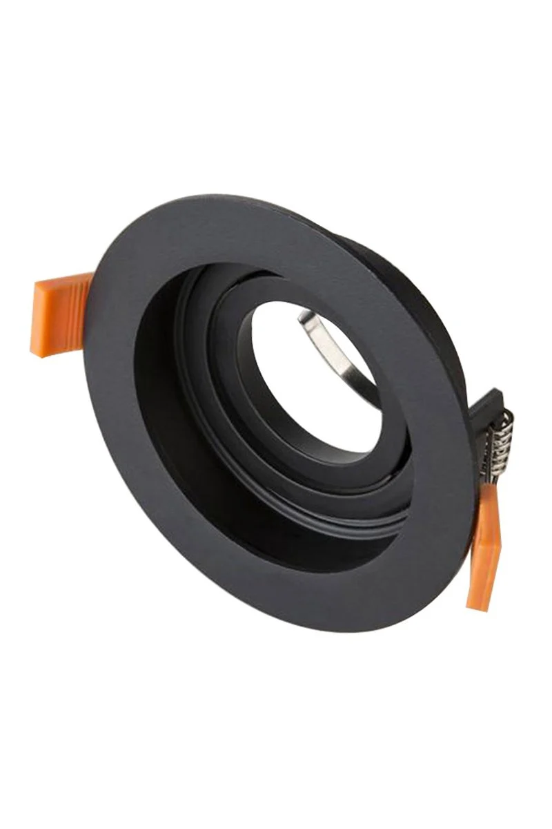 Cata Pars Yuvarlak Siyah Dekoratif Boş Kasa Spot ct-5224