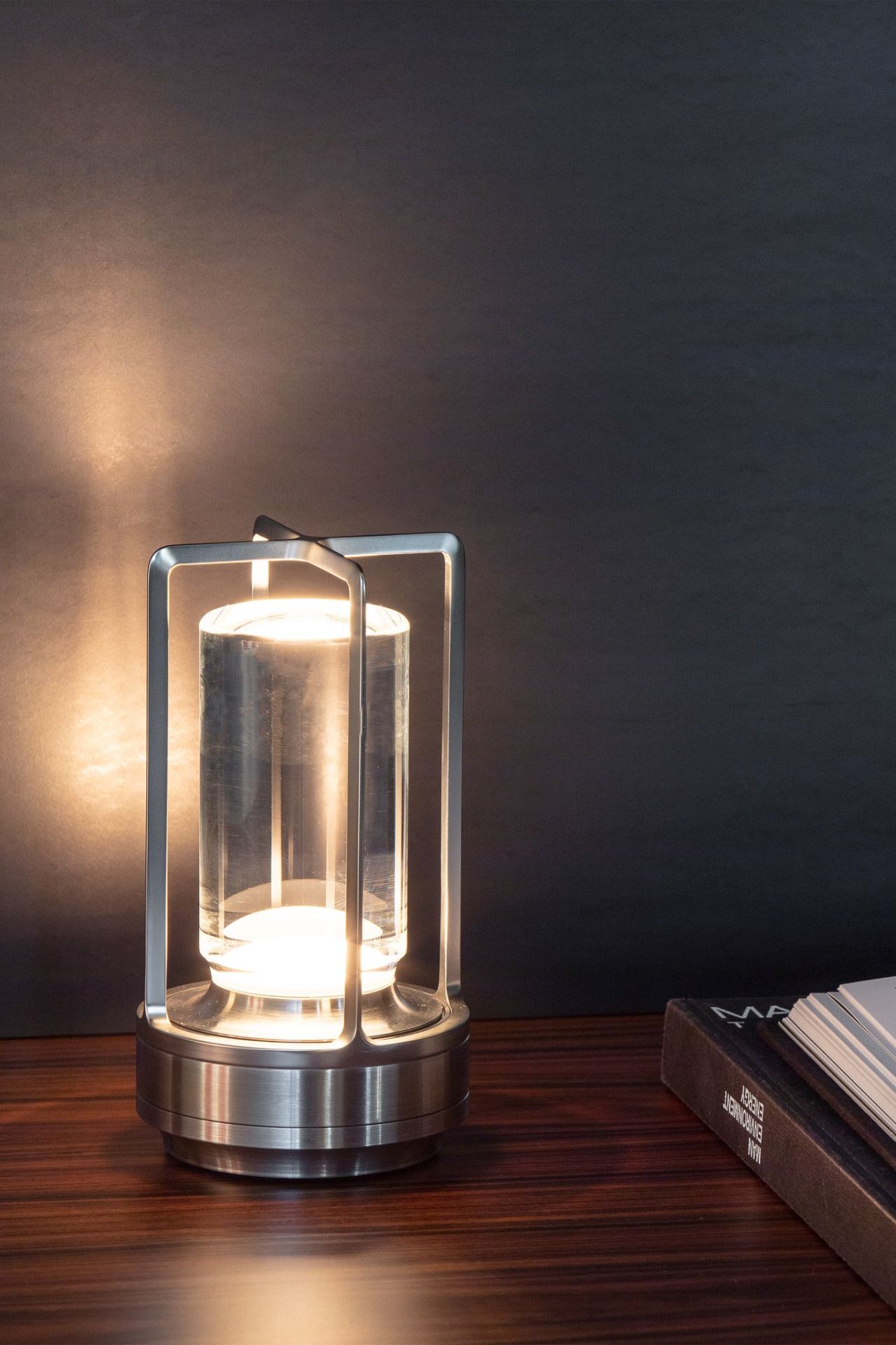 Cata Vegas Şarjlı Dokunmatik Masa Lambası 3 Renk Yanma Modlu Krom Renk CT-8439