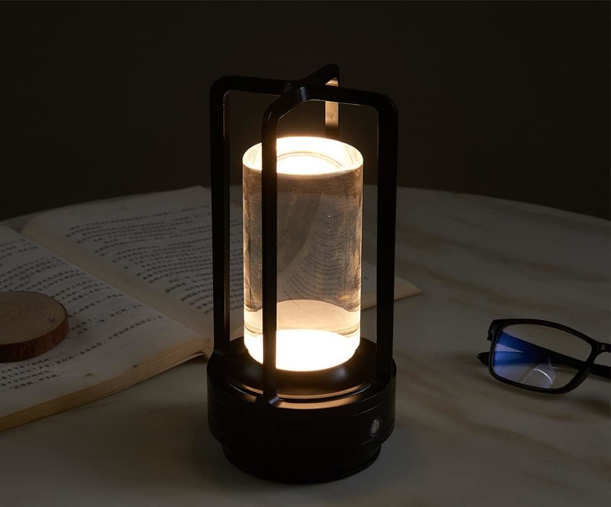 Cata Vegas Şarjlı Dokunmatik Masa Lambası 3 Renk Yanma Modlu Siyah Renk CT-8439