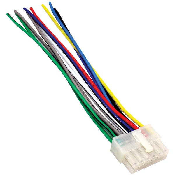 12 PİN 10CM KABLOLU KENWOOD PIRANHA OTO TEYP SOKET 27X20X13MM