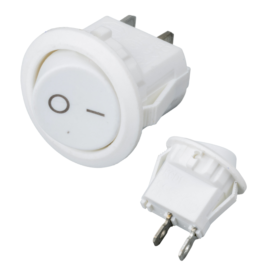 15MM YUVARLAK IŞIKSIZ ANAHTAR ON-OFF 2P (IC-133A) 17X22MM