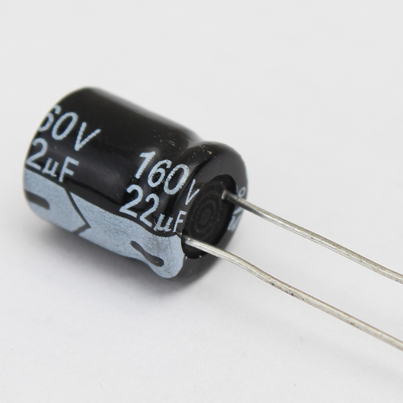 22µF 160V ELEKTROLİTİK KONDANSATÖR (YÜKSEK VOLTAJ DAYANIMLI)