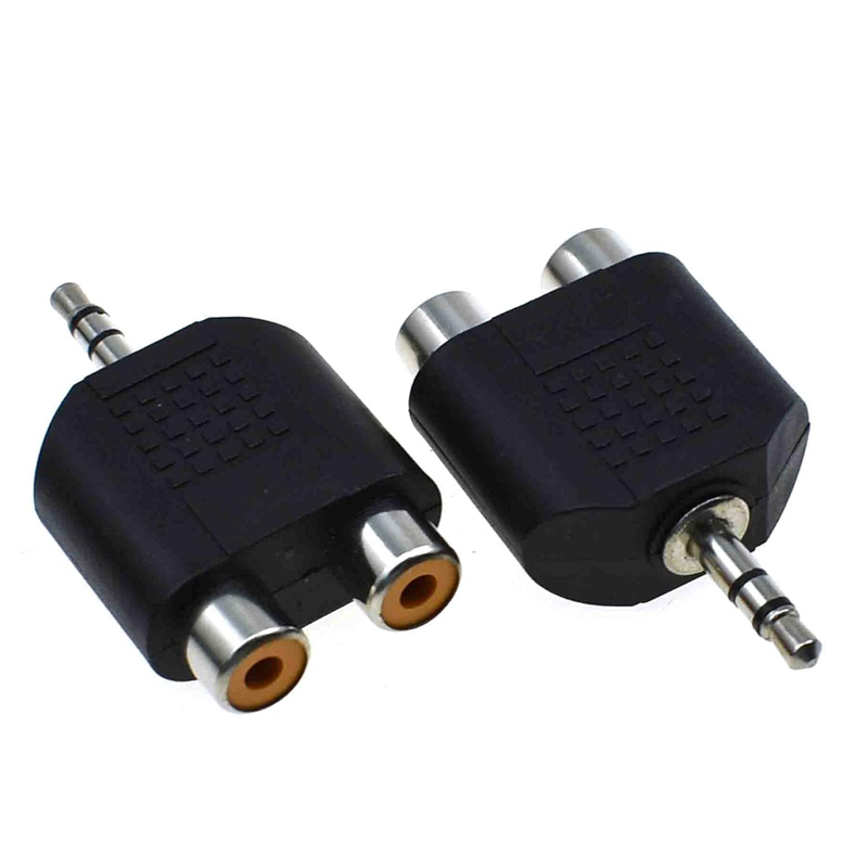 3.5 MM STEREO ERKEK/2RCA DİŞİ ÇEVİRİCİ JACK