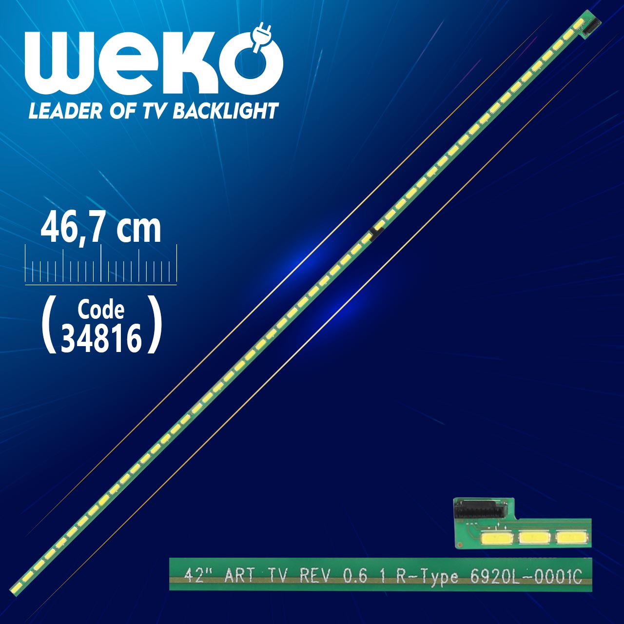 42'' ART TV REV 0.6 1 R-TYPE 6920L-0001C - 46.7 CM 54 LEDLİ - (WK-379) RENK TON FARKLI