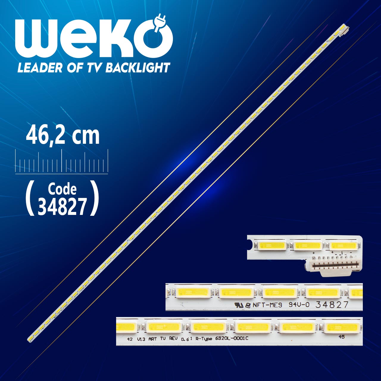 42" V13 ART TV REV 0.6 1 R-TYPE - 6920L-0001C - 46.2 CM 57 LEDLİ- (WK-382) ÇİPLERİ FARKLI