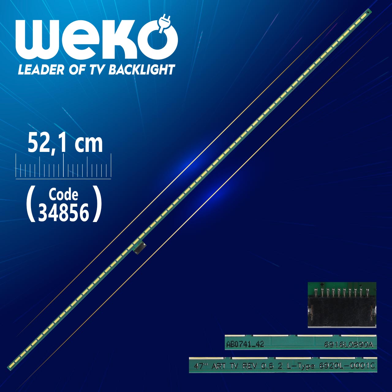 47'' ART TV REV 0.6 2 R-TYPE 6920L-0001C - 52.2 CM 63 LEDLİ - (WK-389) - 34857 AYNI