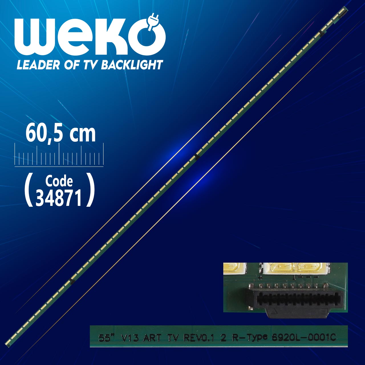 55" V13 ART TV REV0.1 2 R-TYPE 6920L-0001C - 60.5 CM  75 LEDLİ -  (WK-207)