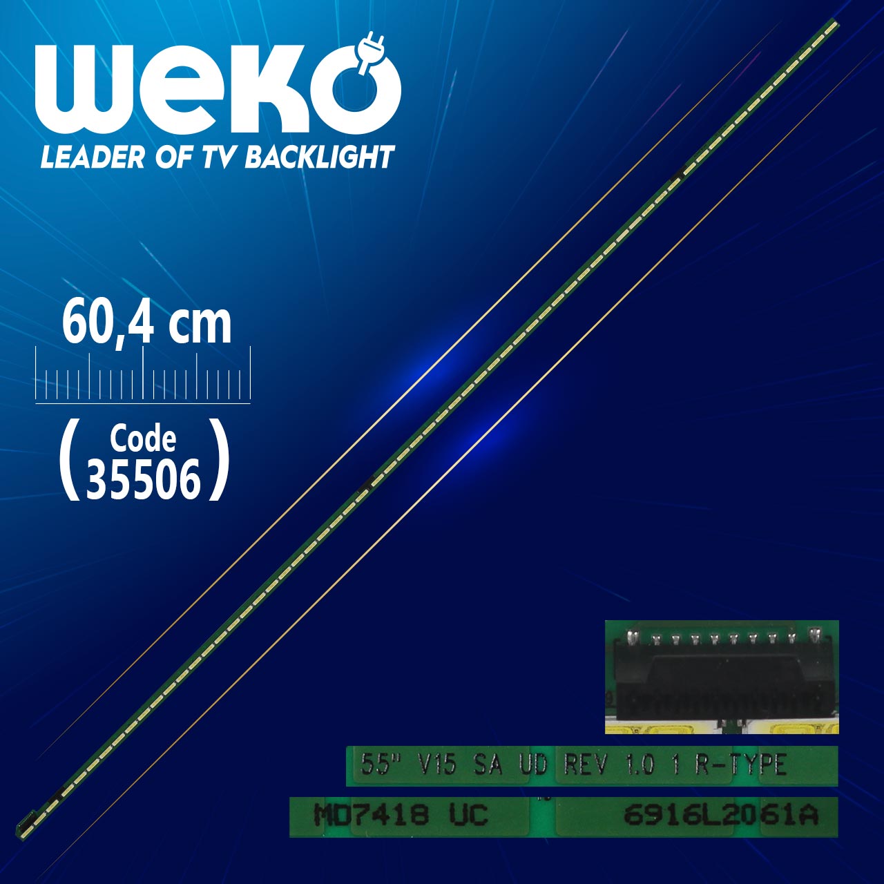 55" V15 SA UD REV 1.0 1 R-TYPE - 63 LEDLİ 60.4 CM - (WK-153)