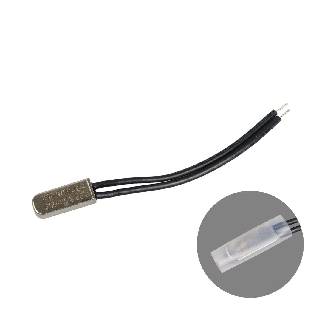 60°C 5A KABLOLU METAL GÖVDELİ TERMİK SİGORTA (THERMAL FUSE) IC-270