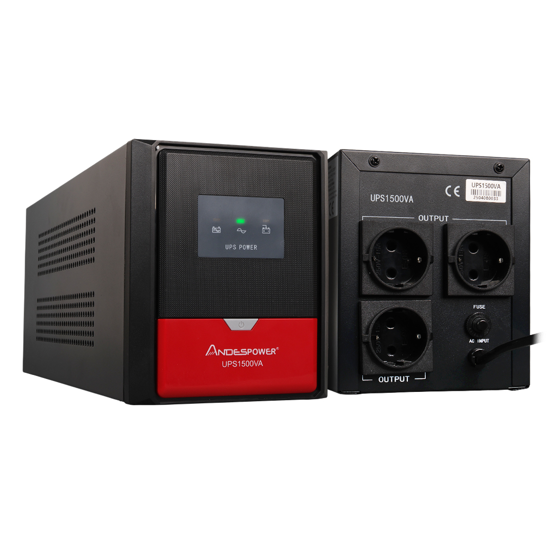 ANDESPOWER UPS1500VA 1500VA 12V9AHX2 UPS KESİNTİSİZ GÜÇ KAYNAĞI