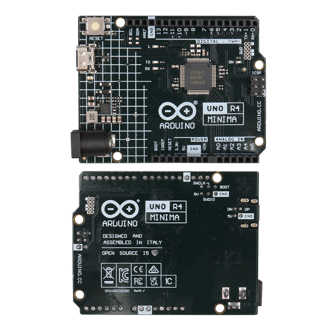 ARDUİNO UNO R4 MİNİMA RENESAS RA4M1 (32-BİT USB-C) GELİŞTİRME KARTI