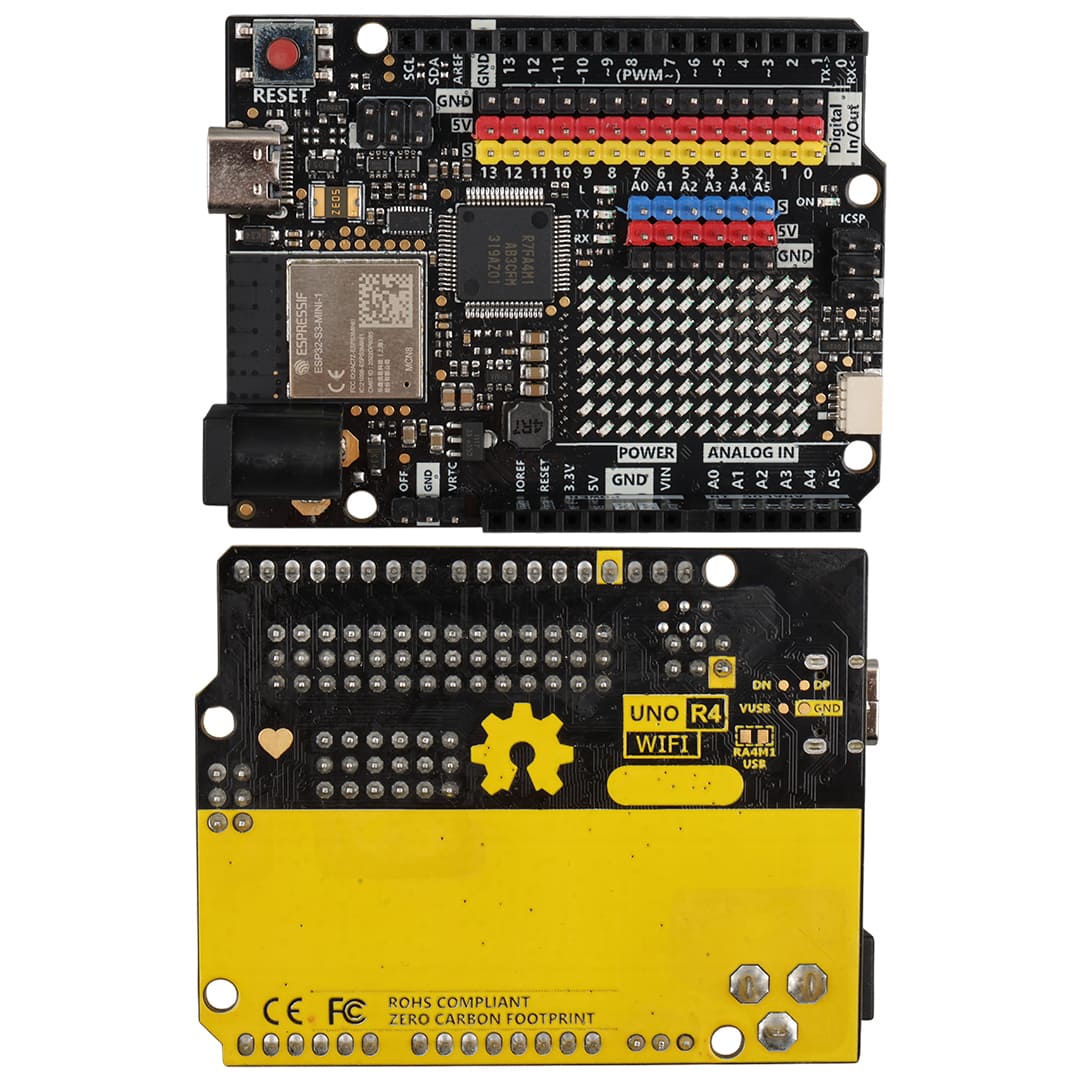 ARDUİNO UNO R4 WİFİ GVS EDİTİON - USB-C 32-BİT GELİŞTİRME KARTI