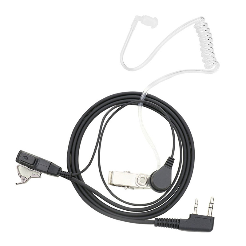 ASELSAN A446 AKUSTİK SPİRAL ARKALIKLI KULAKLIK/WLN PMR-446 - POWERMASTER PMR EL TELSİZİ GYQ Q75 (EL TELSİZ)