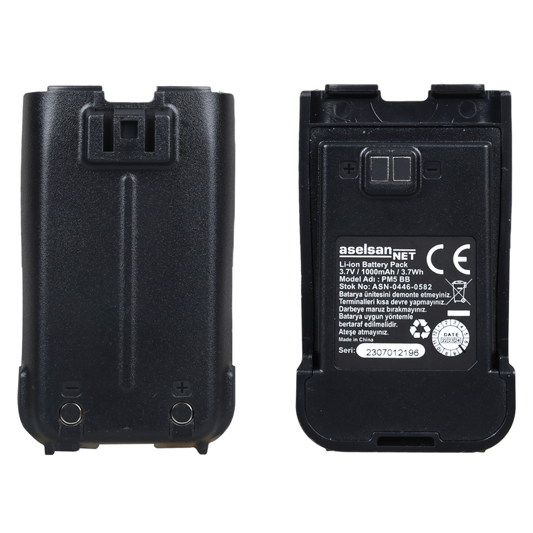 ASELSAN A446C PM5BB LI-ON 3.7V 1000MAH YEDEK LİTYUM BATARYA PİLİ