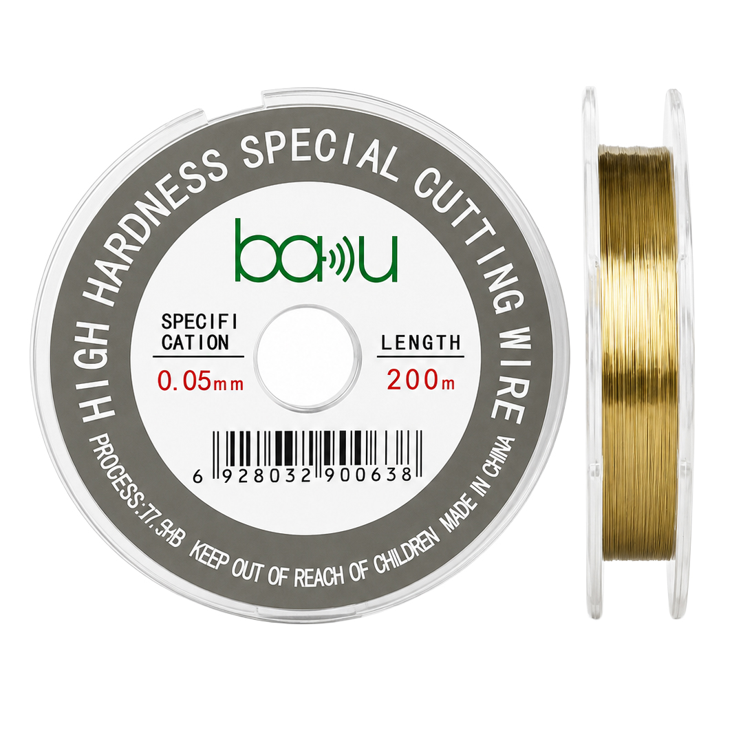 BAKU 0.05MM 200 METRE YÜKSEK MUKAVEMETLİ PROFESYONEL LCD EKRAN AYIRMA ÇELİK TELİ