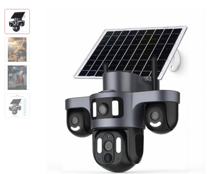 CANAVİS CA-15002 9MP 4G SİM WİFİ DESTEKLİ SOLAR GÜVENLİK KAMERASI (YOOSEE APP)