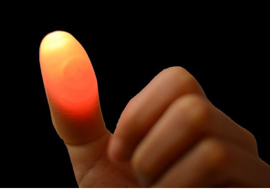 ÇİFTLİ KIRMIZI LEDLİ İLLÜZYON  BAŞPARMAK