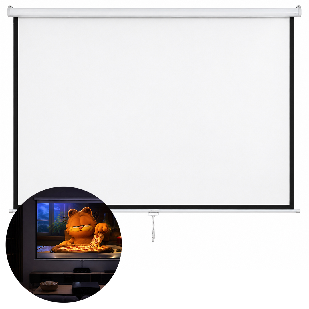 CODEGEN AX-18 180X180CM STORLU YÜKSEK KONTRASTLI PROJEKSİYON PERDESİ