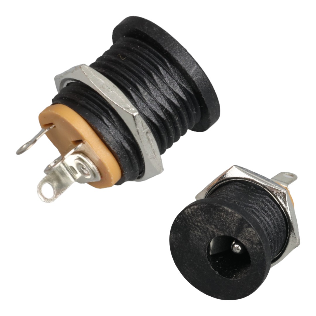 DC ŞASE 2.1MM YUVARLAK SOMUNLU (IC-257A)