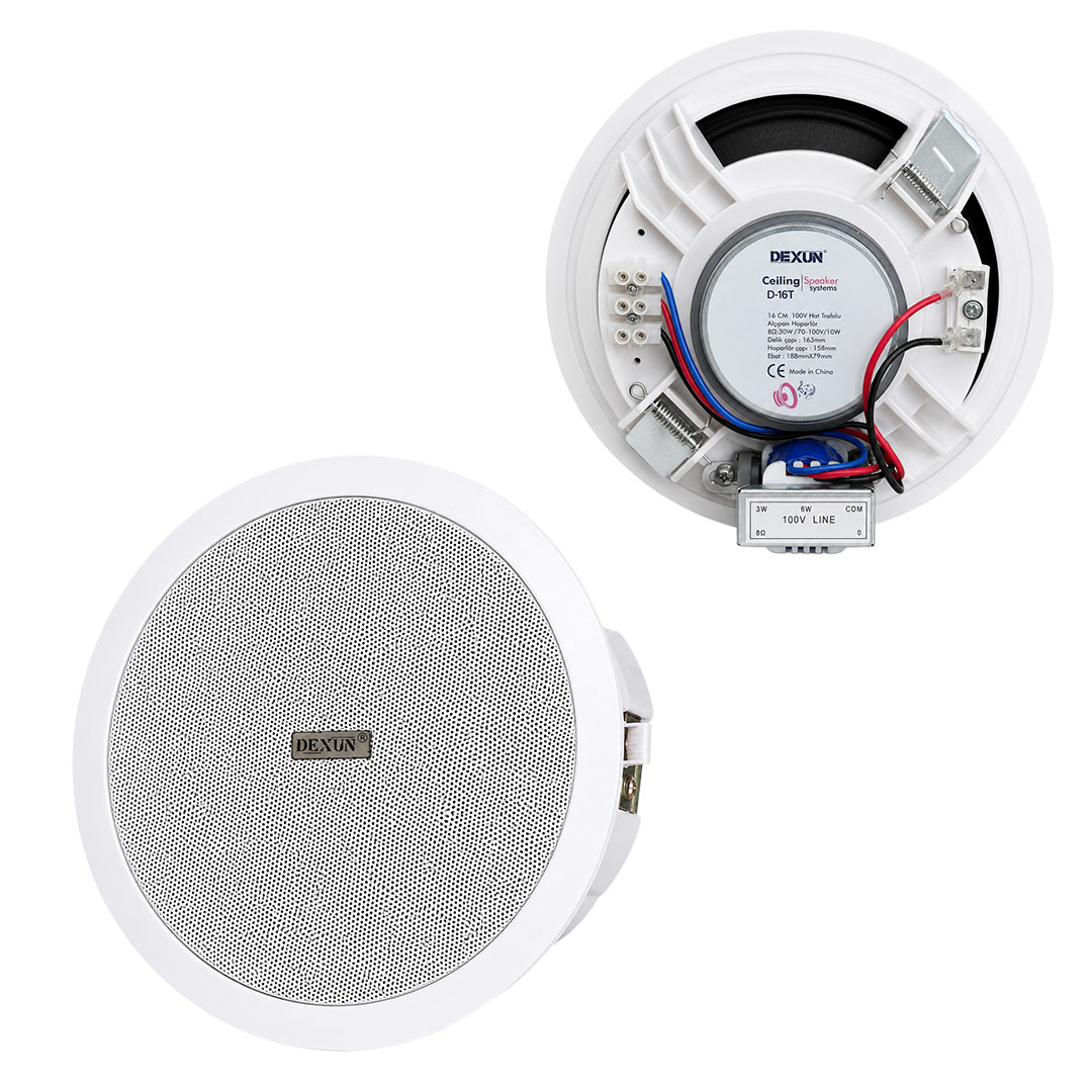 DEXUN D-16T 16 CM HAT TRAFOLU 100 VOLT 15 WATT ALÇIPAN TAVAN GÖMME HOPORLÖR (186 X79 MM)