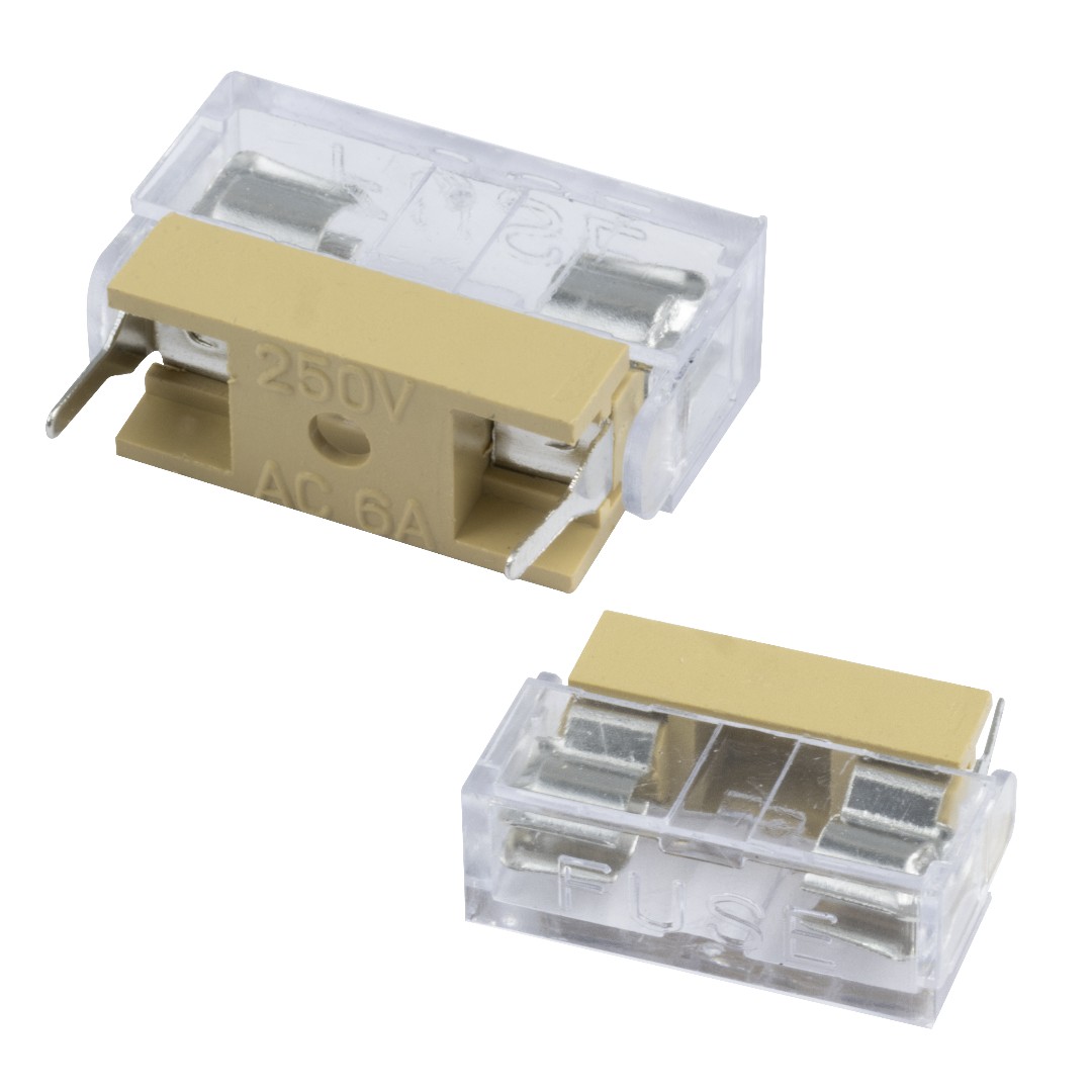 DİKDÖRTGEN TİP 5X20 PCB SİGORTA YUVASI (IC-237A)