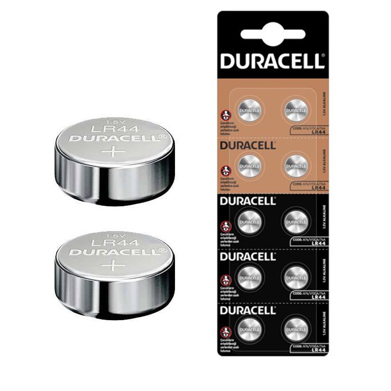 DURACELL A76 LR44 1.5 VOLT DÜĞME PİL (10'LU PAKET)