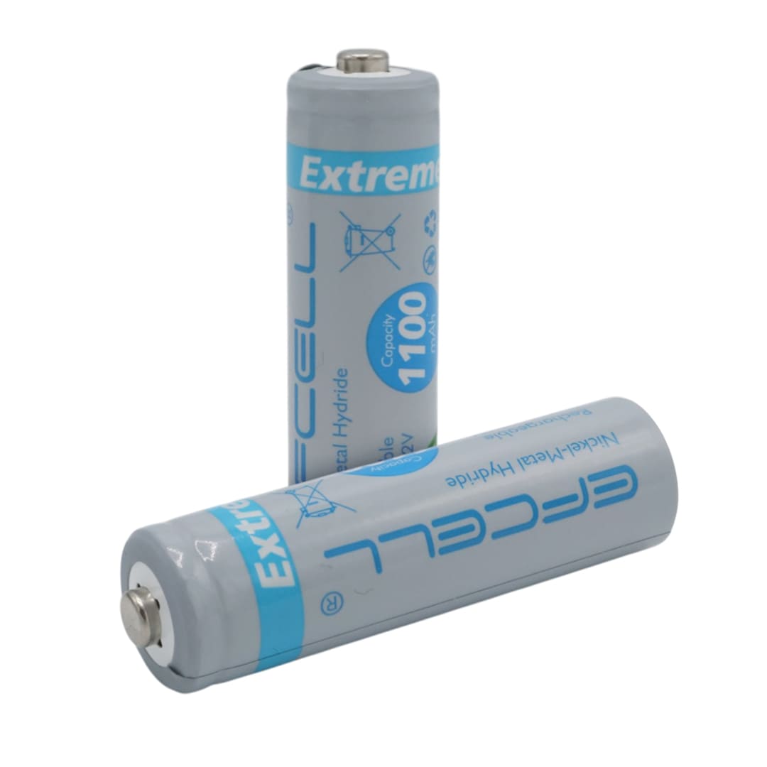 EFCELL EXTREME LİFE+ 1.2V 1100MAH ŞARJ EDİLEBİLİR AA KALEM PİL (2'Lİ PAKET)