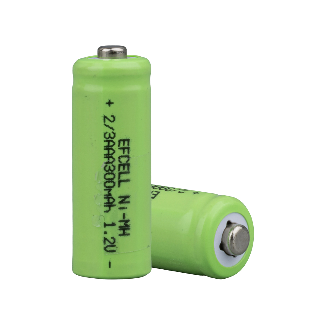 EFCELL NI-MH 2/3AAA 300 MAH 1.2 VOLT BAŞLIKLI YEŞİL PİL