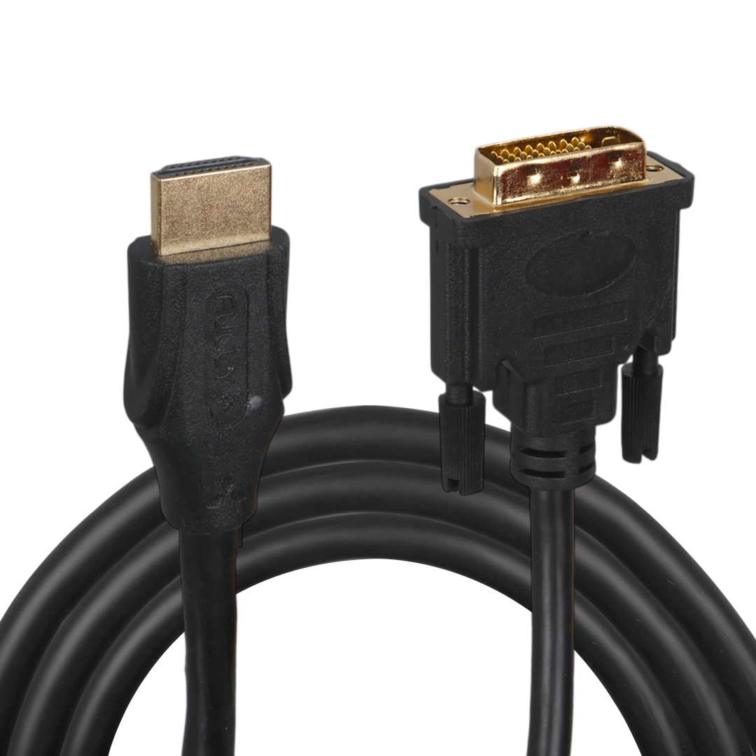 FULLY G-506J 10 METRE DVI-D (24+1) TO HDMI ÇİFT YÖNLÜ FULL HD GÖRÜNTÜ KABLOSU