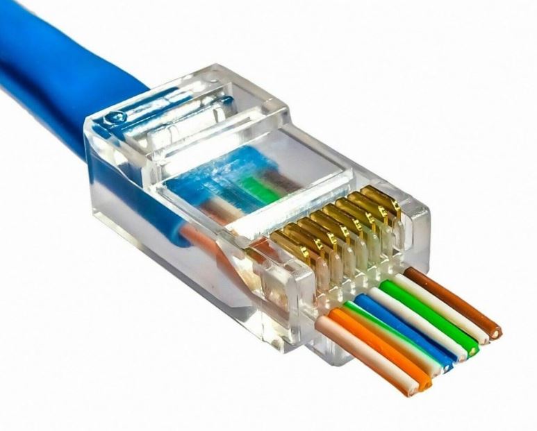 FULLY H-607K EZ YENİ NESİL RJ45 CAT5/CAT6 8P/8C AÇIK UÇLU SOKET (100'LÜK PAKET)