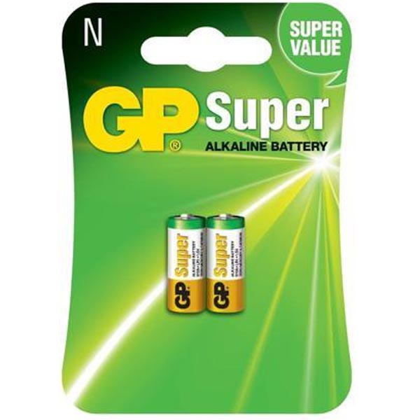 GP 910A LR1 (N) 1.5V ALKALİN KISA PİL (2'Lİ PAKET)
