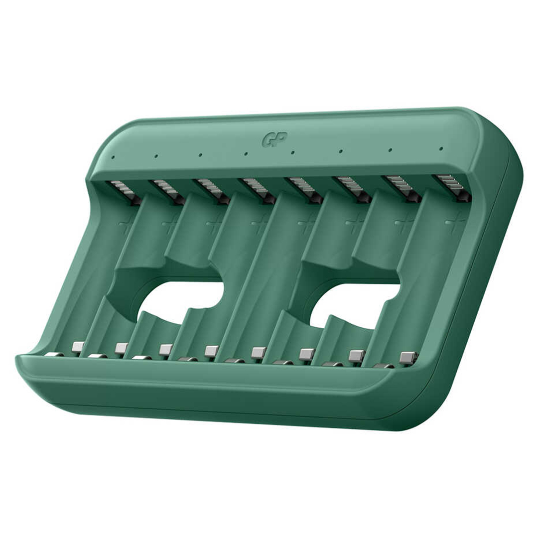 GP RECYKO E822 8'Lİ USB KALEM PİL ŞARJ CİHAZI - AA VE AAA UYUMLU AKILLI LED GÖSTERGELİ PROFESYONEL ŞARJLI ÜNİTESİ