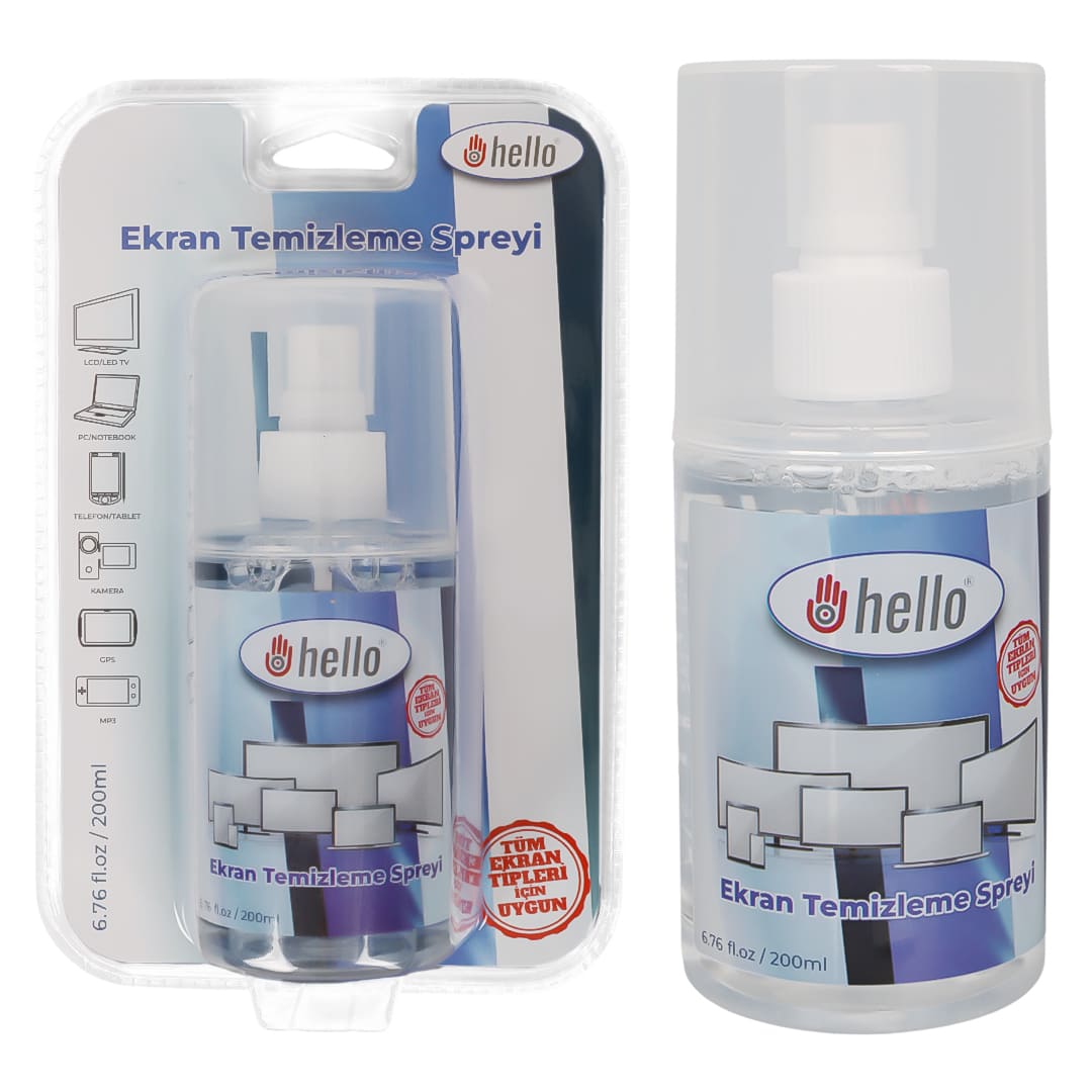 HELLO HL-27268 200 ML EKRAN TEMİZLEME SPREYİ