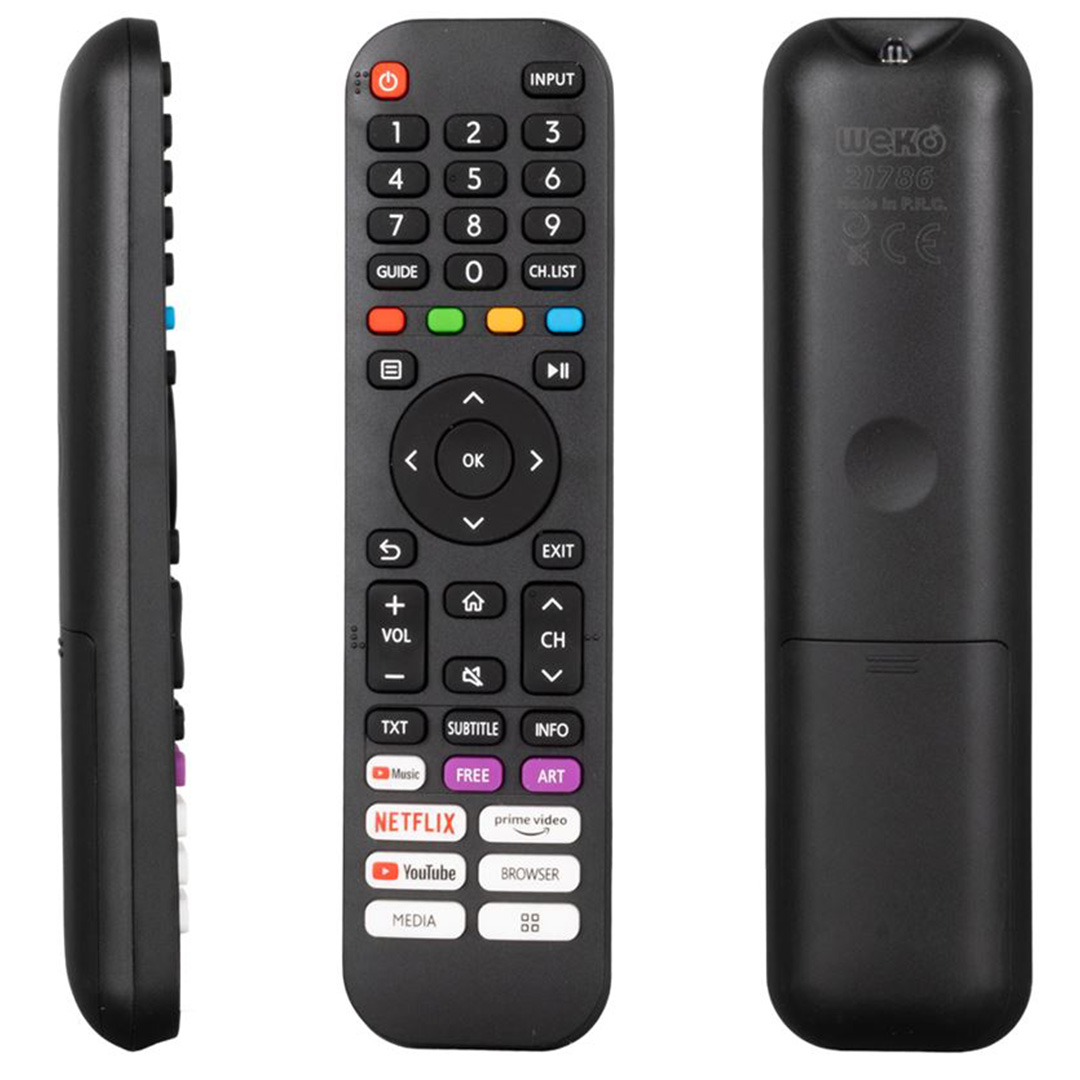 HEY KL AWOX NETFLIX-YOUTUBE-PRIME VIDEO TUŞLU LCD LED TV KUMANDA (40174=21786)