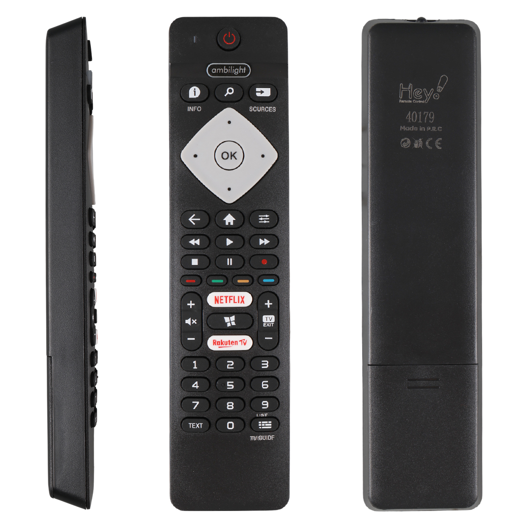 HEY KL PHILIPS AMBILIGHT NETFLIX-RAKUTEN TV TUŞLU 43PUS6504/62 LED TV KUMANDA (40179=2302)