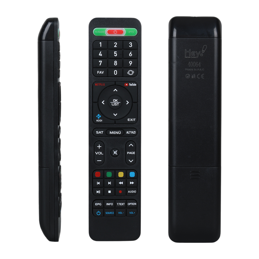 HEY KR HIREMCO TURBO 4K NETFLIX-YOUTUBE TUŞLU HD UYDU KUMANDASI (40064=4181)