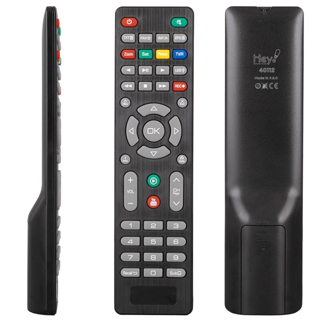 HEY KR MILLENIUM MLN-20000 YOUTUBE TUŞLU * KORAX - HITECH MİNİ HD UYDU KUMANDASI (40112=4881)