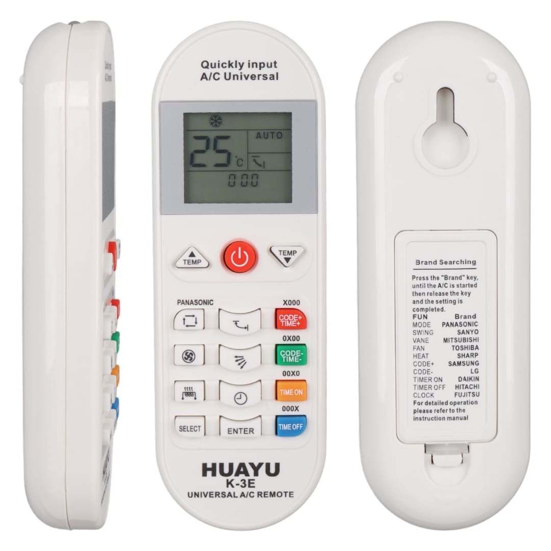 HUAYU KK K-3E UNİVERSAL A/C KLİMA AKILLI KUMANDA