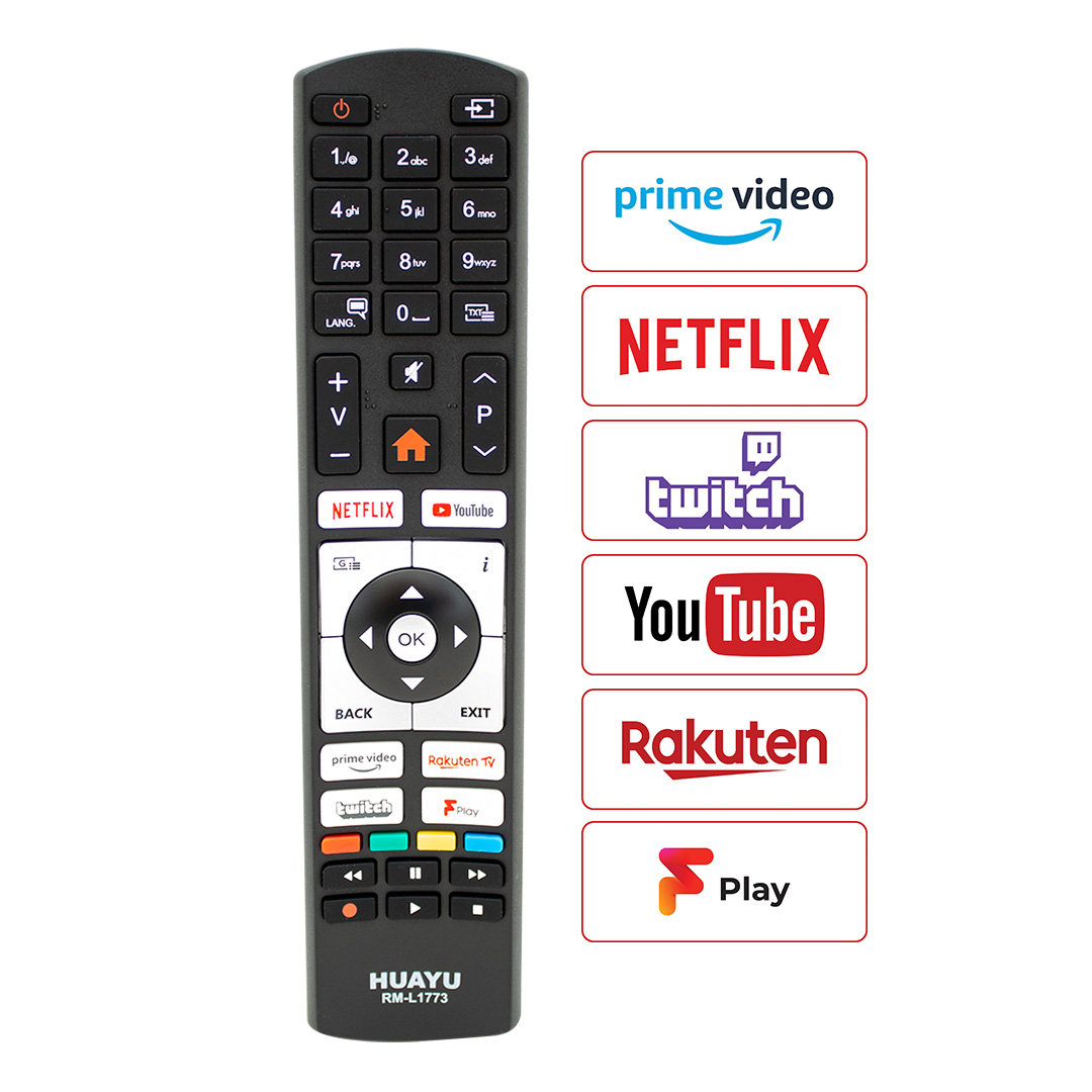 HUAYU KL VESTEL RM-L1773 NETFLIX-YOUTUBE-PRIME VIDEO TUŞLU UNIVERSAL LCD LED TV KUMANDA